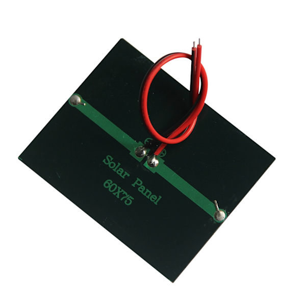 3V 0.6W Lite Solcellepanel Med Ledning Lade Panel Solcelle Plate