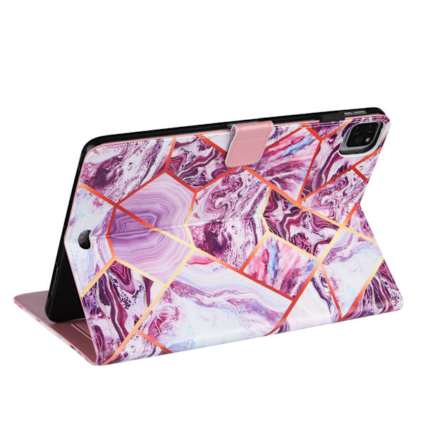 Magnetisk stötsäker antidammskydd för case Tablettstöd Stativ Flip Cover för Pad Pro 11 2020 2018/Air4 10.9 Purple