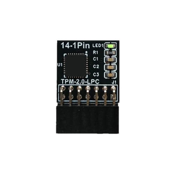 TPM2.0 Sikkerhedsmodul 14Pin LPC Computer Adapter Udskiftningsforbindelse