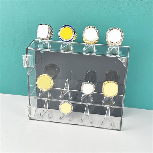 Akryl Baseball Ringer Utstillingsvindu Slots Display Case for Samlerringer