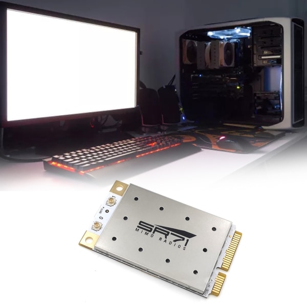 SR71-E AR9280 MINI PCIE 400Mw trådlöst nätverkskort med hög effekt MAC UBNT- 802.11a/b/g/n trådlöst kort 300Mbps