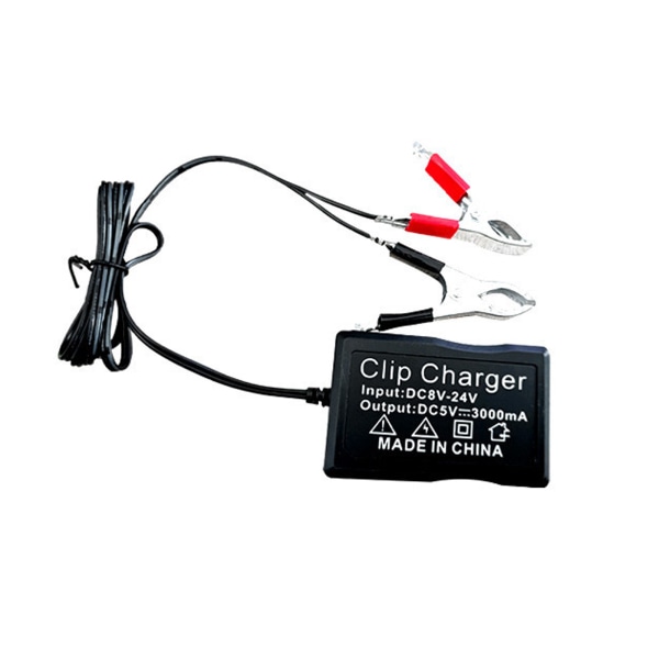 Uppgradera DC-omvandlare med batteriklämma USB - power Buck Regulator Laddare 3 portar Identifiera automatiskt shunt