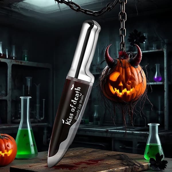 Halloween Mørk Blodig Læbestift SmudgeProof Mat Finish Til Fest Makeup 3
