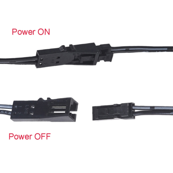 Dummy Battery Eliminators 3V-12V Justerbar power för LED-ljus Byt ut 2-8st 1,5V LR14 AM2 C batteri UK