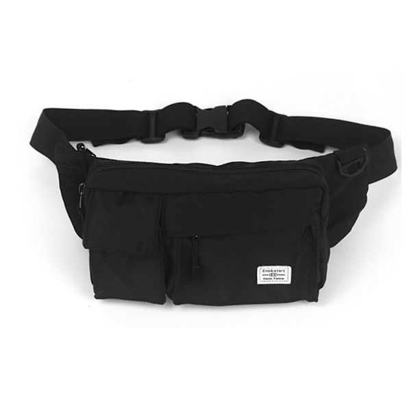 Mode Herr Utomhus Sport Bröst Midjeväska Nylon Axel Crossbody Street Väska