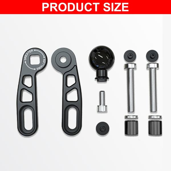 Universal Antislip Aluminium Motorcykel Gaffel Stamme Kuglemontering Justerbar Base