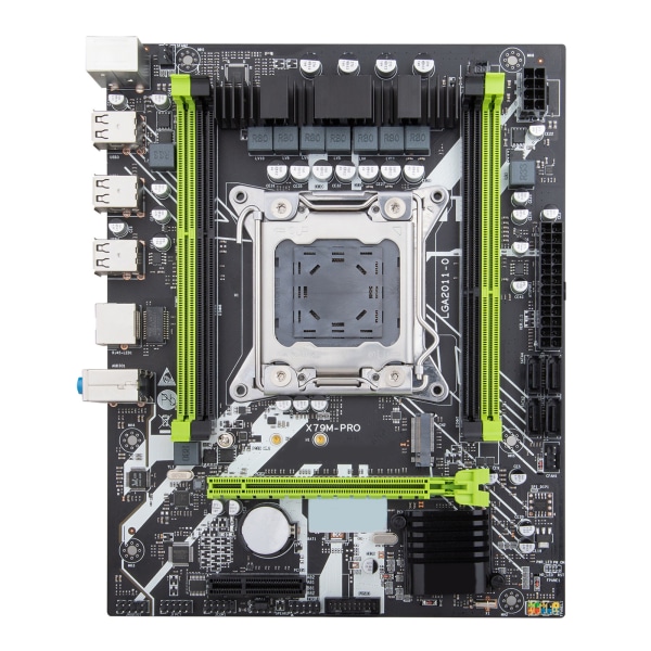 HUANANZHI X79 for M PRO Bundkort med for Intel XEON E5 2640 med 2x8GB DDR3 RECC Hukommelse Combo NVME USB3.0 NVME SATA2