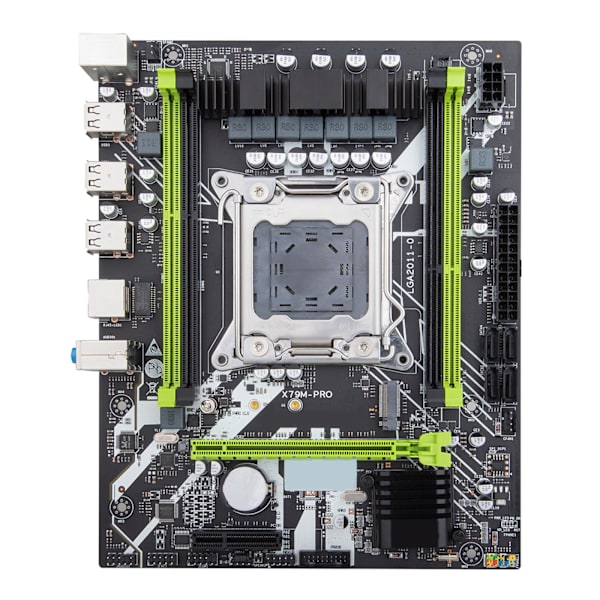 HUANANZHI X79 for M PRO -emolevy Intel XEON E5 2640:lle, 2x8GB DDR3 RECC -muistikombo NVME USB3.0 NVME SATA2