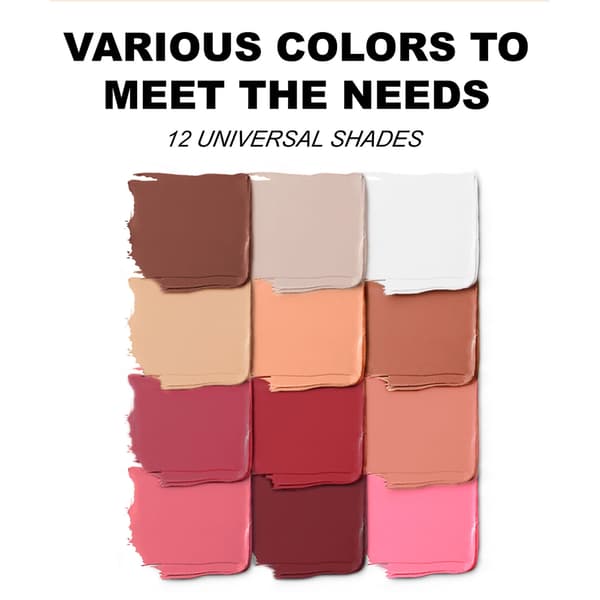 12 farver Highlight Blush Palette Concealer Palette Makeup Palette til kvinder
