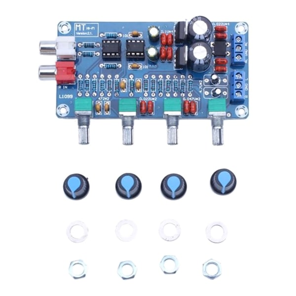 XH-M164 Tone Board Tone Board Front Stages Board NE5532 Front Board Høy og Lav Volumjustering for DIY Lydsystem