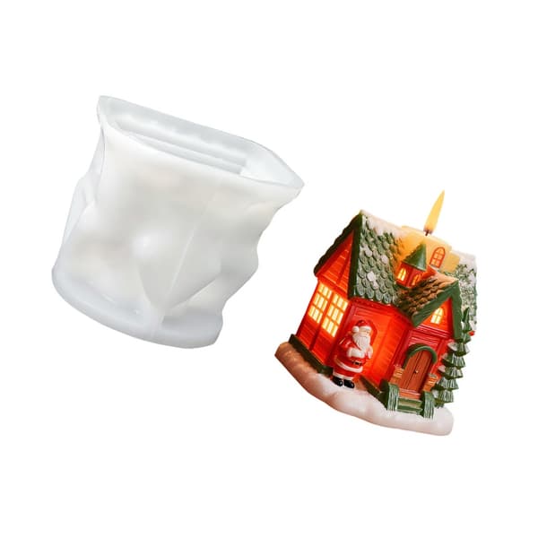 Flexibel Julby Ljusform Hantverksmaterial För DIY-entusiaster B