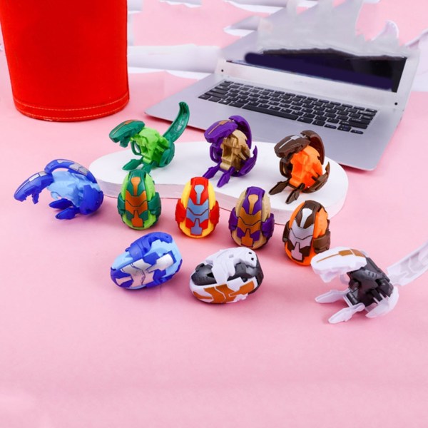 Transformation Dinosaur Leksak Bygg Robot Barn Lär Dinosaur Figurer Robot Toy Barn Action Figur