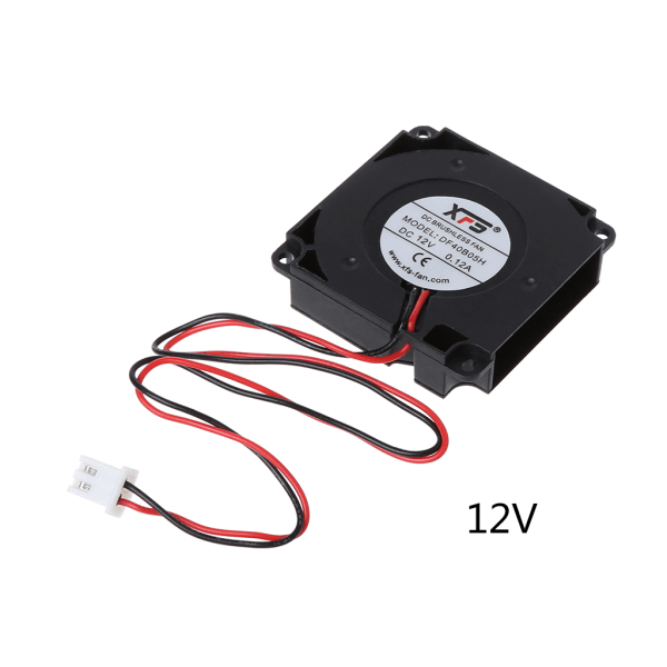 för DC 5V/12V/24V Dator CPU Kylare Mini 4010 Kylfläkt 40x40x10mm Turbo Avgasfläkt för Ender 3 CR10 3D-skrivare