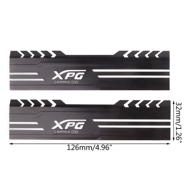 1 sæt RAM køleplade radiator køleplade køler til DDR2 DDR3 DDR4 stationær computer