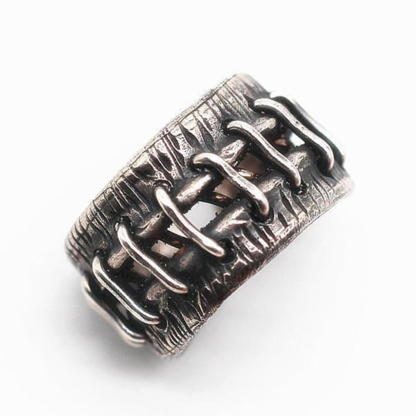 Vintage Punk Finger Ringar Justerbar Stapelbar Öppen Ring Gothic Joint Ring Smycken för Kvinnor Män Halloween Party null - 2