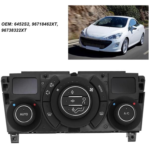 Temperaturkontrollpanelmodul för luftkonditionering för 308CC 3008 6452S2 6452Y3