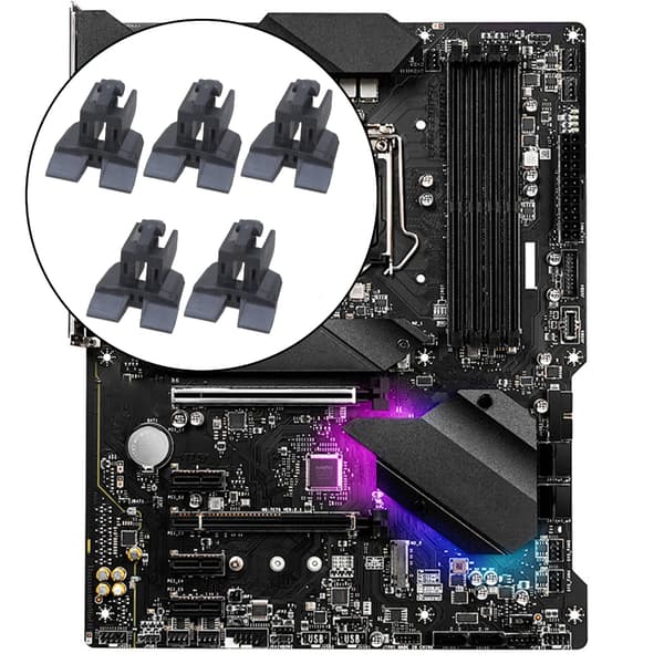 PCIE 16X korttipaikka kiinnitysklipsillä PCIE X16