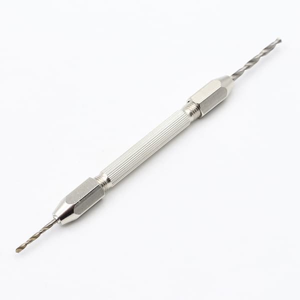 Mini Micro Manuell Gimlet Dobbel End Pin Vice Bore Håndboreverktøy for Bor