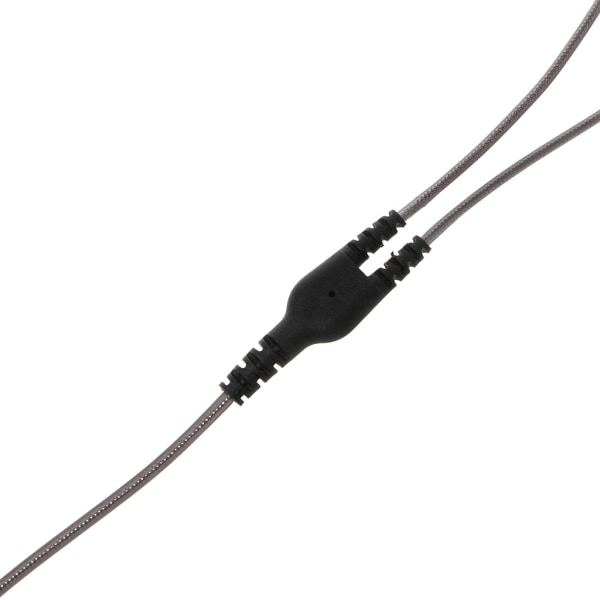 1,2 m med mikrofon DIY-hörlurskabel Högkvalitativ ersättning för grå DIY-kabel för reparationsarbeten 3,5 mm-kontakt