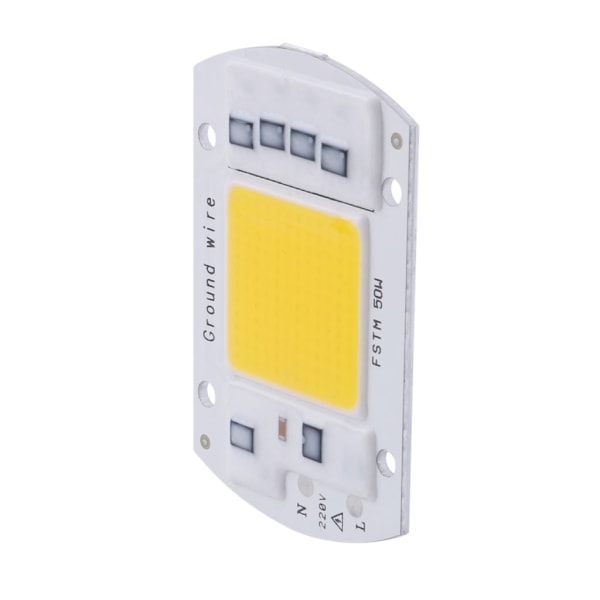 LED COB Lamp Chip 20W 30W 50W AC 220V för Smart LED Floodlight Spotlight Warm W White