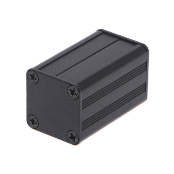 Uusi DIY Suulakepuristettu elektroninen projekti alumiinikotelo musta 40x25x25mm