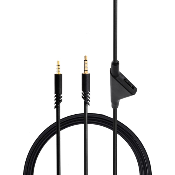 Spelheadset Ljudkabel med volymkontrollknapp för Astro A10, A40 och A30 hörlursheadsetkontakt