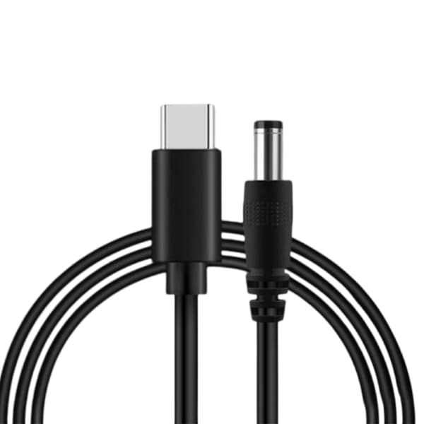 USB C til DC5.5x2.1mm 12V Strømkabel til PD Opladningsadapter til Laptop