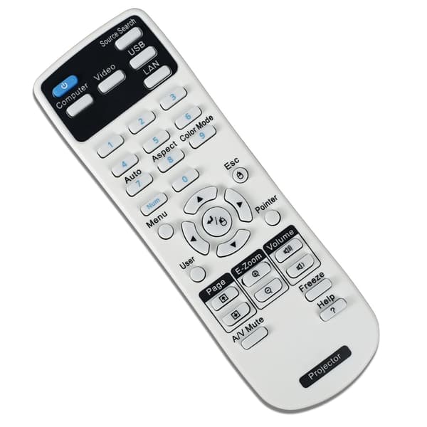 För EB-C30XE EB-30XE EB-C28SH Lättvikts projektorfjärrkontroll 154720001