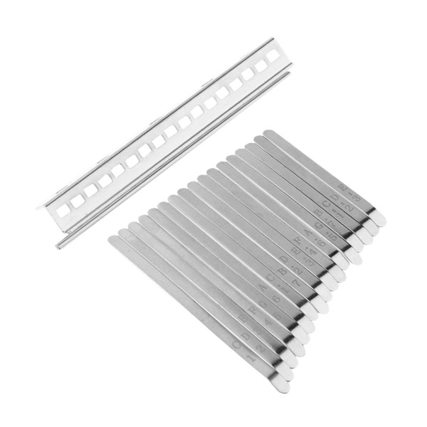 17 nycklar Kalimba Parts DIY Thumb Piano Bridge Kit med tuning Hammer Skruvar Praktisk Kalimba Set för barn