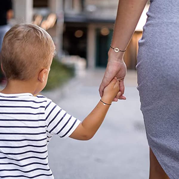 Søde bjørne-matchende armbånd gave til mor, datter, bedstemor og barnebarn