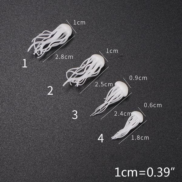 16 st/set Epoxifyllnadsmaterial Kristallhav Harts 3D Mini Manetmodellering