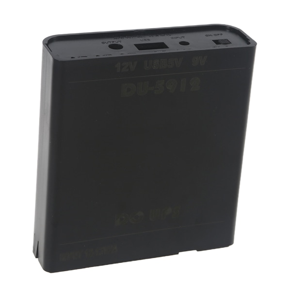 USB 5V för DC 9V 12V Utgång 3x 18650 batteri UPS DIY Power Bank Box för router Mobiltelefon Tablet Modem CCTV-kamera