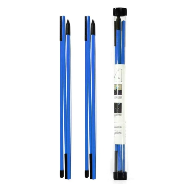Golf Alignment Stick, 2-pack Swing Trainer Tool, 122 cm Hopfällbar Alignment Stick Golf Träningshjälp för Sikte, Puttning