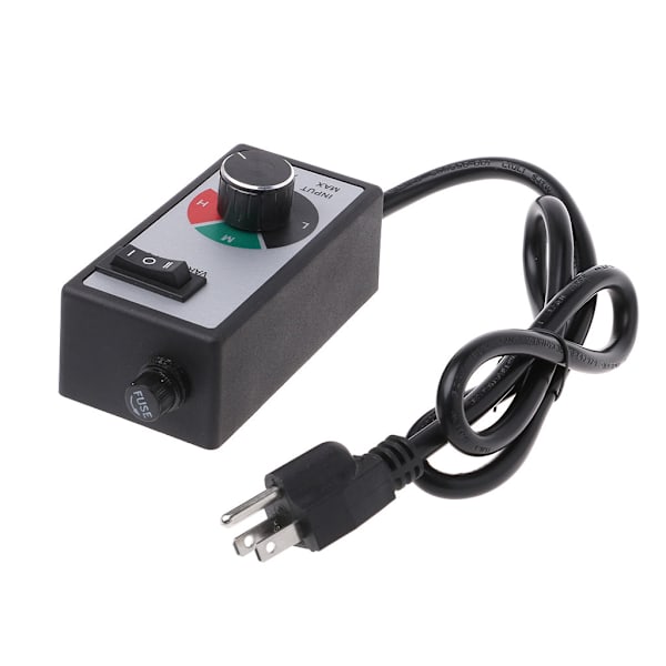 AC 120V 15A Fläkt Variabel Spänningshastighetskontroll Elektrisk Motor Reostat Regulator
