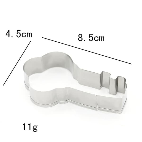 til Nøgleform Rustfrit Stål Kiks Dej Cookie Cutter Kage Bageform DIY
