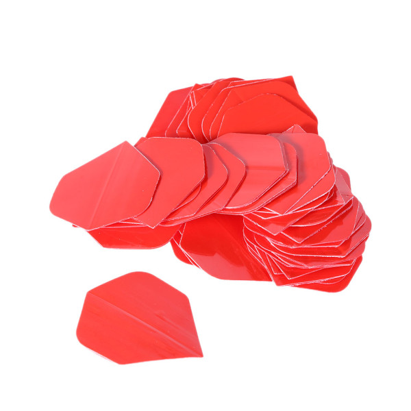 50 st högkvalitativ Pure Color Dart Wing Tail Professional Pet Dart Flight Fin Black
