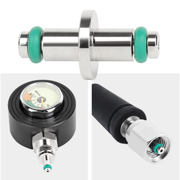 Högtryckssvivel Spole med Ringar Dykning Mätare Regulator Spole