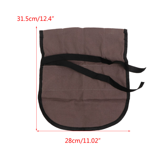 Liten verktygsväska multifunktionell canvas handväska förvaring Bärbar verktygslåda för män och kvinnor för förvaring 315x280 mm/12x11in