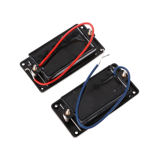 Gitarr Pickup Humbucker Hals Stall Med Ram För LP Svart 6-Strängad