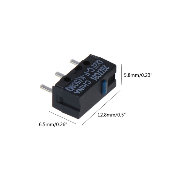 4 stk./sæt D2FC-F-K (50M) Muse Mikro Switch til MX G-serie Microswitch