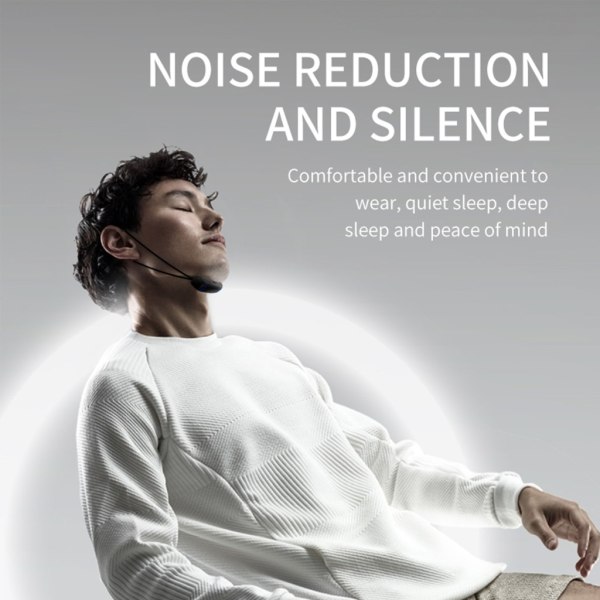 Anti-snarkningsenheter, smart sömnhjälp Snarkreducering Elektrisk sluta snarkning för djup sömn, effektiv snarkningslösning