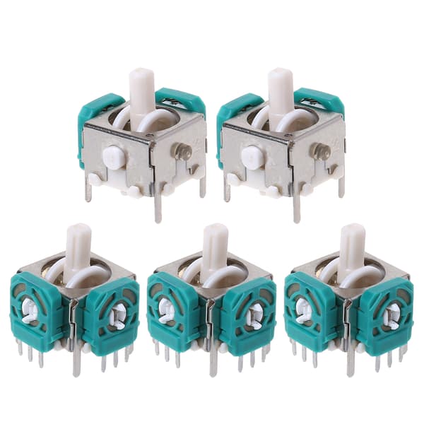 5 st Ersättnings 3D Analog Joystick Sensor Modul Reparationstillbehör för NGC
