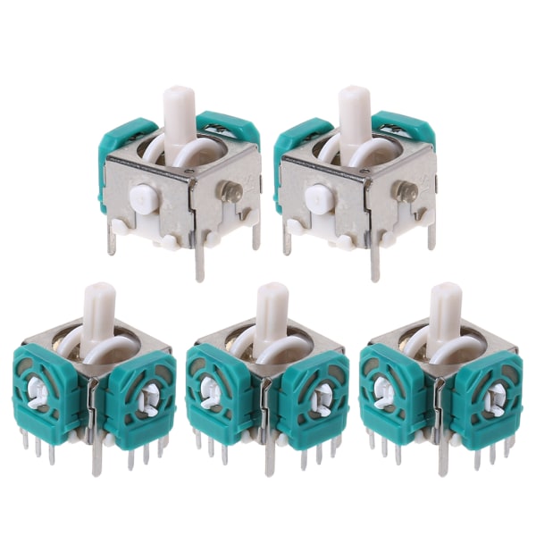 5 st/pack 3D Analog Joystick tumspakssensormodulersättningsreparation för NGC Gamecube Controller