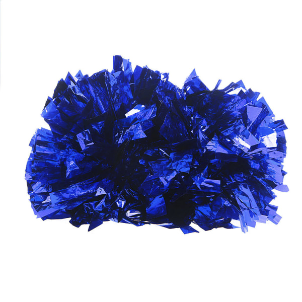 Handhållna Pom Poms Cheerleader Cheerleading Cheer Dans Party Fotbollsklubb Decor Blue 80g
