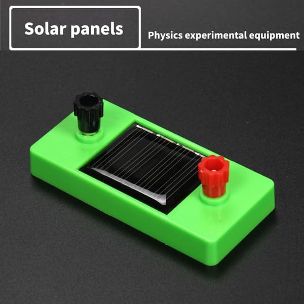 Pedagogisk solcellepanel for fysikk, elektrisitetseksperimenter