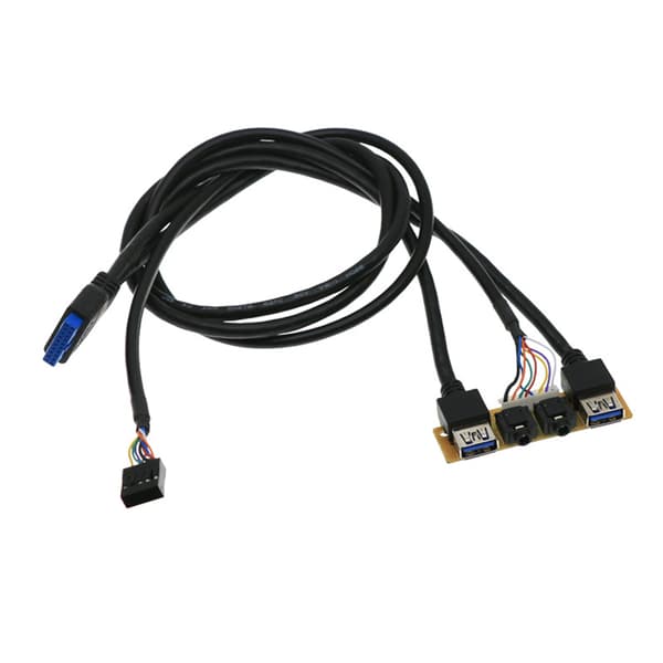 Frontpanel för Chassi USB3.0 + USB3.0 + för HD Audio Jack Portar I/O Kort + Inter