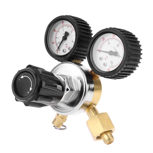 Målererstatning 0-3000psi trykk 1/4\"NPT gjenge for hjemmebrygg ølregulator