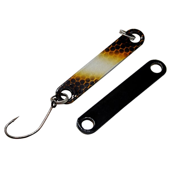 6x Fiskedrag 4cm/1,57'' Färgglad Fiskesked Dubbelsidiga metallpalljetter Fiskedrag Fisketillbehör för öring