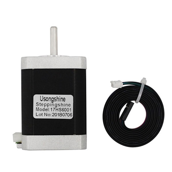 Nema 17 Steppermotor med Kabel 1.8 Grader 1.7A Bipolar Trinmotor Holdbar
