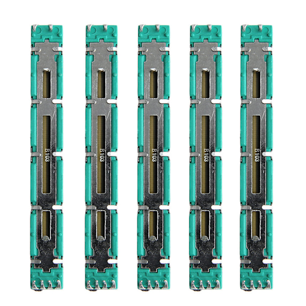 5 kpl 75 MM Double B10K Alkuperäinen B10KX2 Behringer Potentiometri Mikseriliuku